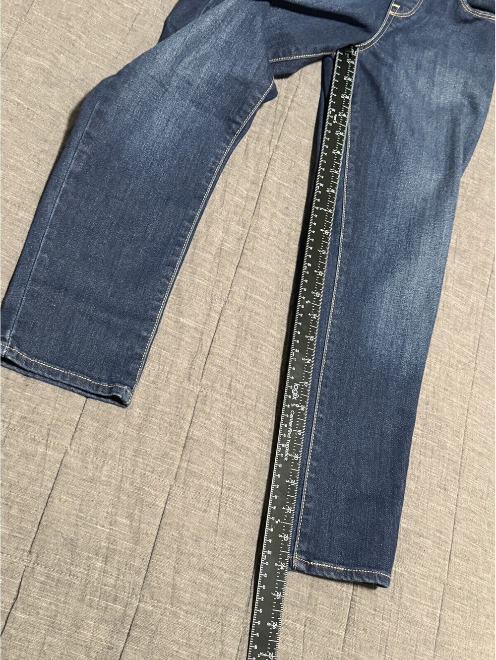 Levis Jenas Womens Pull On Elastic Waist Medium Wash Cropped Size 27 - Picture 3 of 8